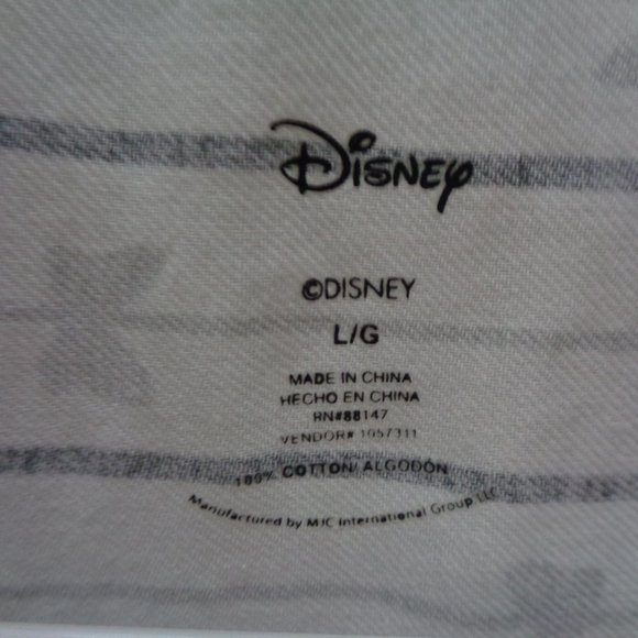 Disney Minnie Mouse Flannel Cotton Night Shirt Sleepwear Large NWT - Picture 4 of 5